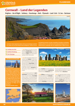Cornwall – Land der Legenden - vianova