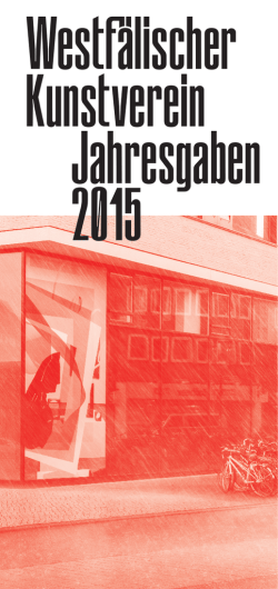 Jahresgaben-Katalog 2015
