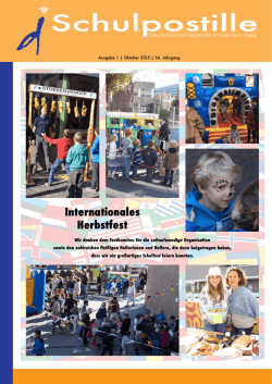 Internationales Herbstfest - Deutsche Internationale Schule Den Haag