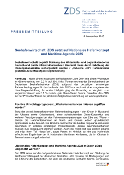 Pressemitteilung ZDS - ZDS | Zentralverband der deutschen
