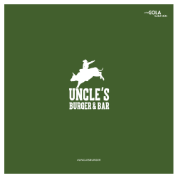 Speisekarte - Uncle`s Burger & Bar