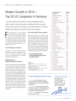 Top 50 US Companies in Germany