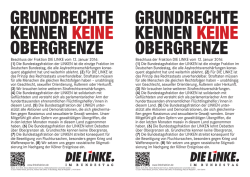 Grundrechte kennen keine Obergrenze
