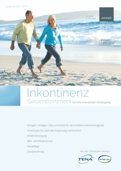 Homecare-Produktsortiment 2016
