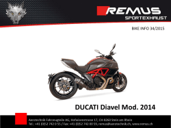 BIKE INFO 34-2015 – Ducati Diavel Mod. 2014