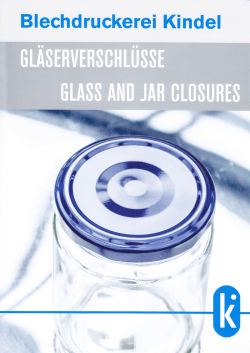 Verschlüsse - Blechdruckerei Kindel