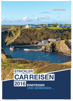 Jahresprogramm 2015 - Strickler Reisen AG