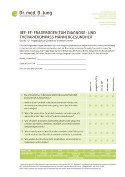 IIEF-Fragebogen