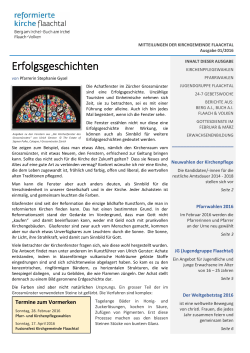 Kirchliche Mitteilungen Ausgabe 01/2016