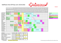 Plan Kick off Day 10.04.2016