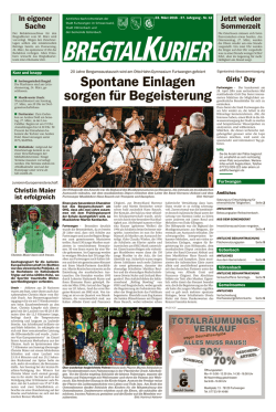 Spontane Einlagen sorgen für Begeisterung
