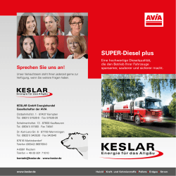 SUPER-Diesel plus - KESLAR GmbH Energiehandel