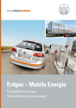 Erdgas – Mobile Energie