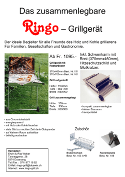 Grillger&auml;t mit Adresse