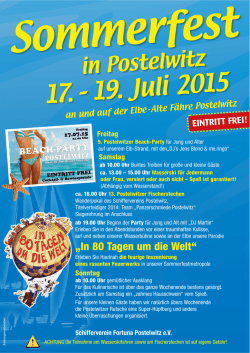 in Postelwitz - Schifferverein "Fortuna" Postelwitz