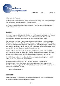 Infobrief EA-Aktuell 12/2015