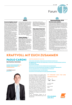 BRIEFE Kommunalwahlen 2016