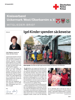 komplette Ausgabe - DRK Kreisverband Uckermark West