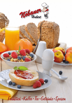 Karte zum Downloaden - Konditorei & B&auml;ckerei Hubert N&ouml;bauer, Wien