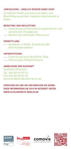 JobCoaching  - Schildkr&ouml;te GmbH