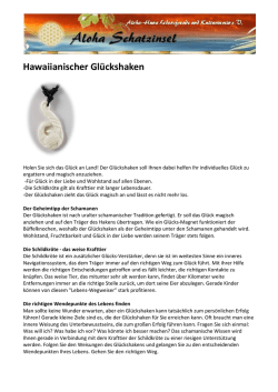 Hawaiianischer Gl&uuml;ckshaken