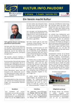 kvp info news 006 - Kulturverein