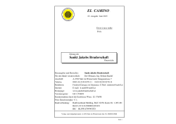 Zeitung 06-2015 - Sankt Jakobs Bruderschaft