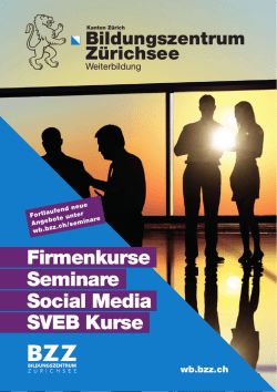Informationen Seminare