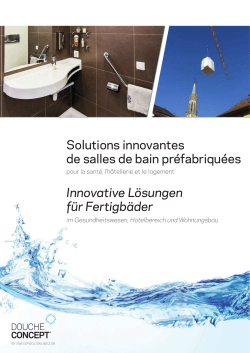 Solutions innovantes de salles de bain