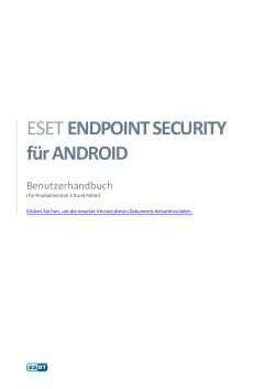 ESET Endpoint Security 2 for Android User Guide
