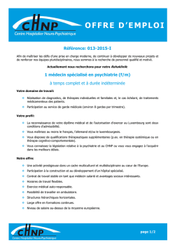 offre d`emploi
