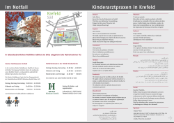 Im Notfall Kinderarztpraxen in Krefeld