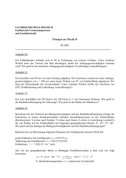 Physik II, Übungsaufgaben 20-26 (PDF