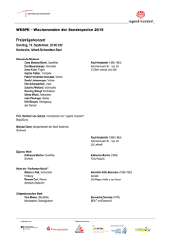 Preisträgerkonzert