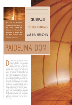 paideuma dom - SEEMINARDOM.at
