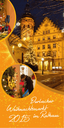 Durlacher Weihnachtsmarkt im Rathaus 2015