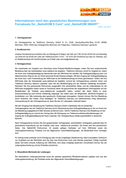 Informationen zum Fernabsatzgesetz