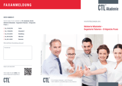 Flyer - CTL & Ortholabor GmbH