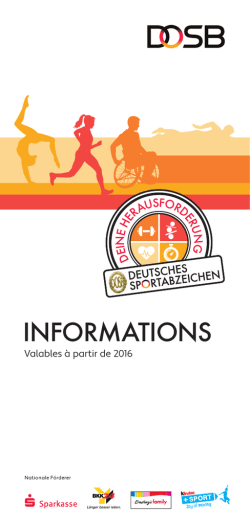 informations - Deutsches Sportabzeichen