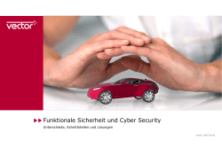 Funktionale Sicherheit und Cyber Security