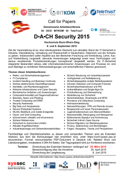 D&bull;A&bull;CH Security 2015