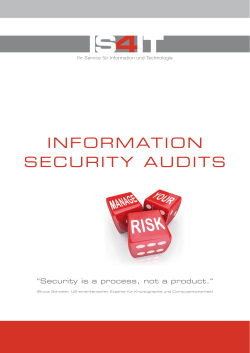 information security audits