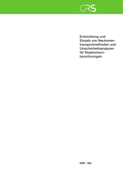 GRS-382 (PDF 11.84 MB) - Gesellschaft f&uuml;r Anlagen
