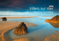 Brochure touristique - Office de Tourisme de Villers sur mer