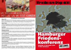 Hamburger Friedens- konferenz