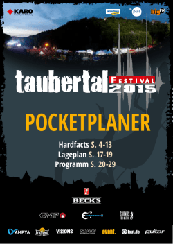 Pocketplaner 2015 - Taubertal
