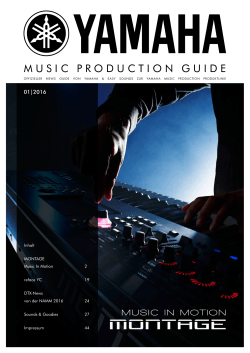 MuSIC PrODuCTION GuIDE