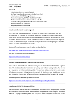 WHKT-Newsletter, 02/2016 - IHK Bonn/Rhein-Sieg