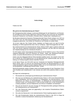 Drs. 17/3457 - Nieders&auml;chsischer Landtag