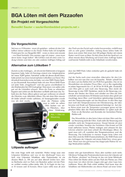 BGA Löten mit dem Pizzaofen